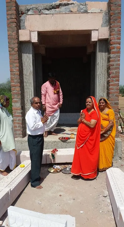 નિર્માણ દરમિયાન ધામ